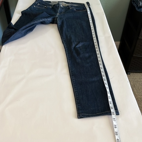 Ag Adriano Goldschmied The Stilt Cigarette Leg Mid Rise Size 28R - Picture 9 of 16